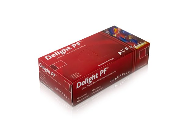Clear Vinyl Gloves Powder Free – AURELIA Delight disposable examination gloves