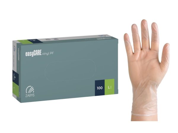Clear Vinyl Gloves ZARYS easyCARE